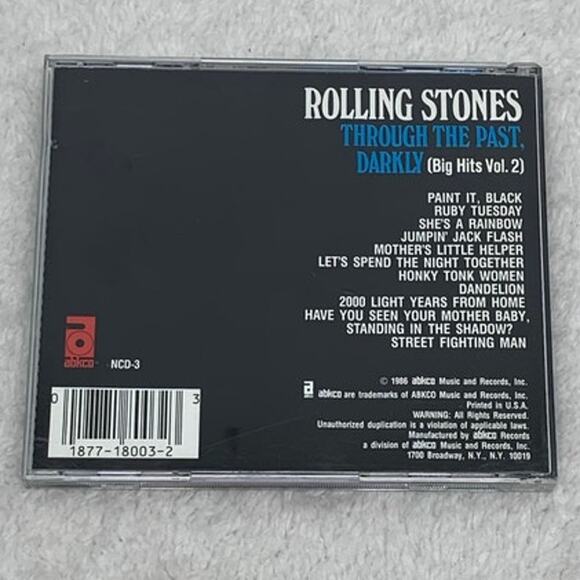 Rolling Stones Through the Past Darkly(Big Hits Vol. 2) CD 80's Rock Abkco - Picture 2 of 4